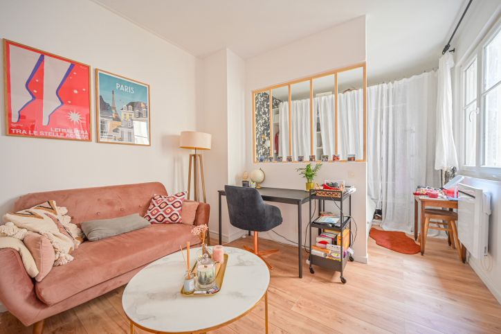 Vente Appartement Paris 18 2&nbsp;Pièces 25&nbsp;m²