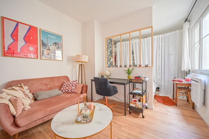 Vente Appartement Paris 18 2&nbsp;Pièces 25&nbsp;m²