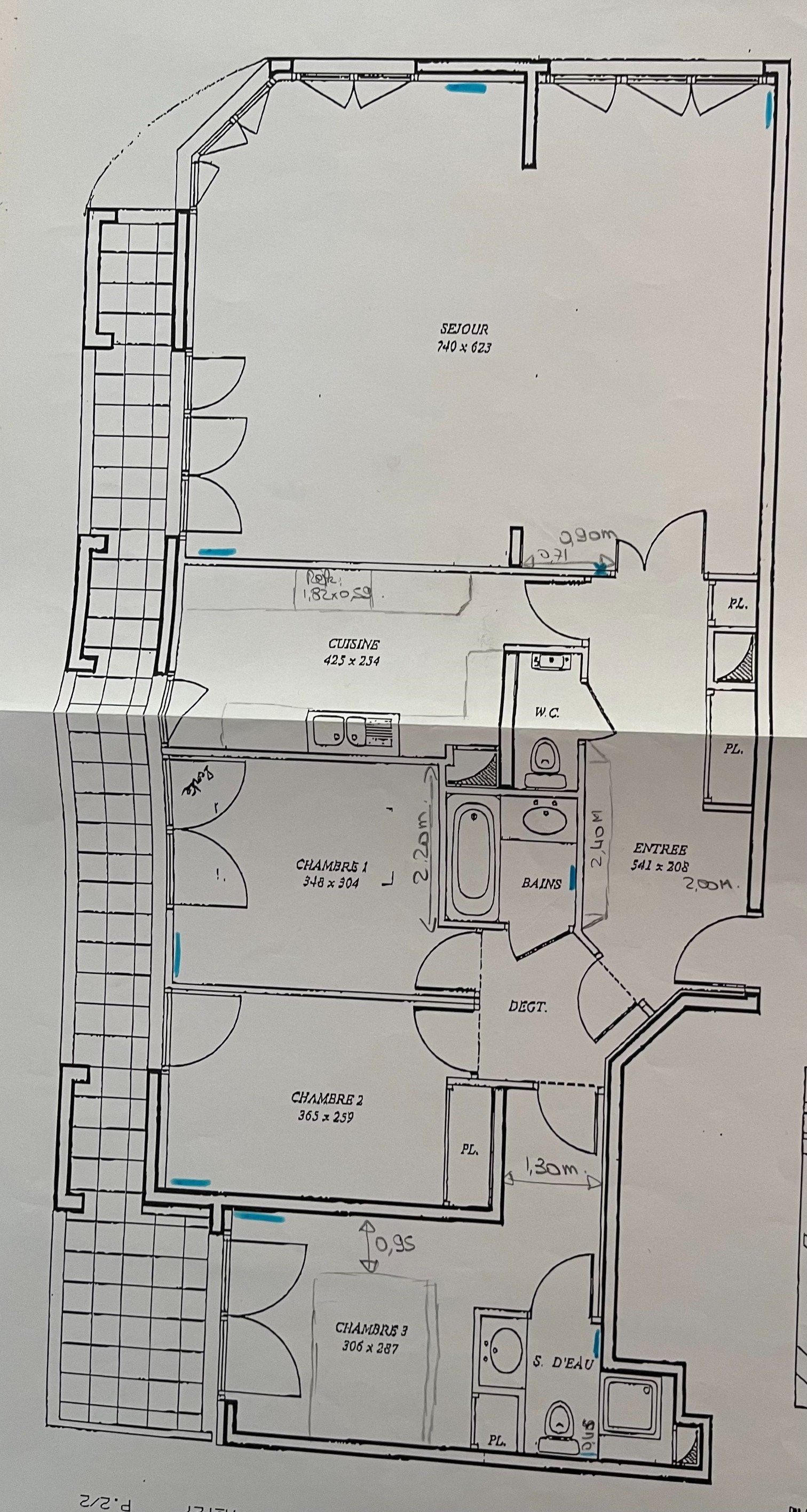 appartement 5 Pièces en vente sur LEVALLOIS PERRET (92300)