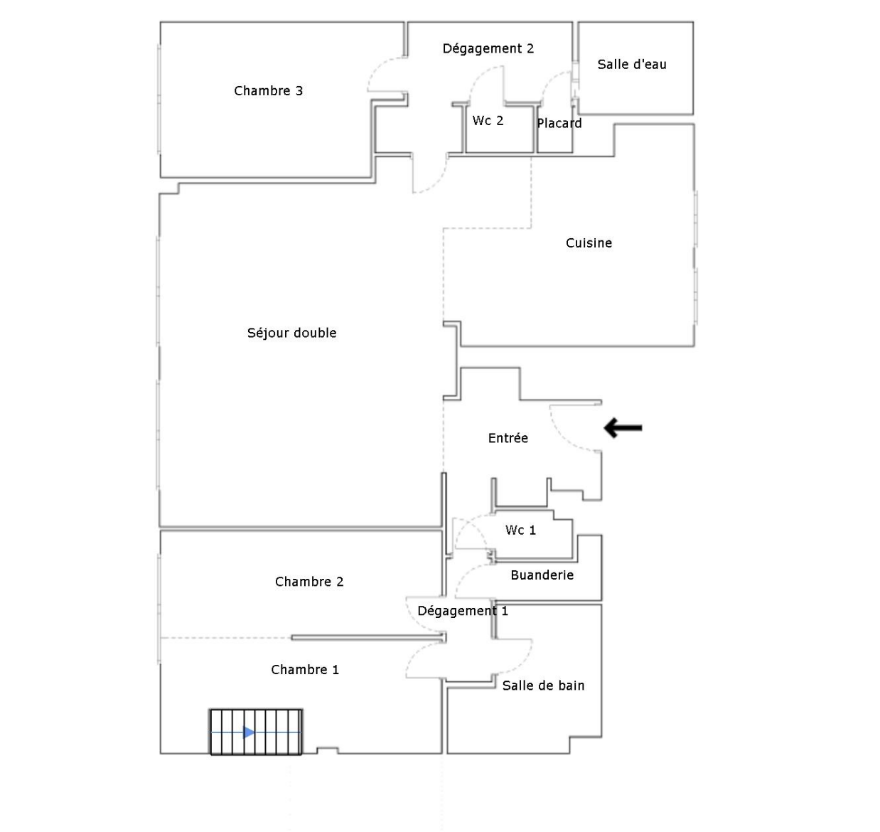 appartement 4 Pièces en vente sur LEVALLOIS PERRET (92300)