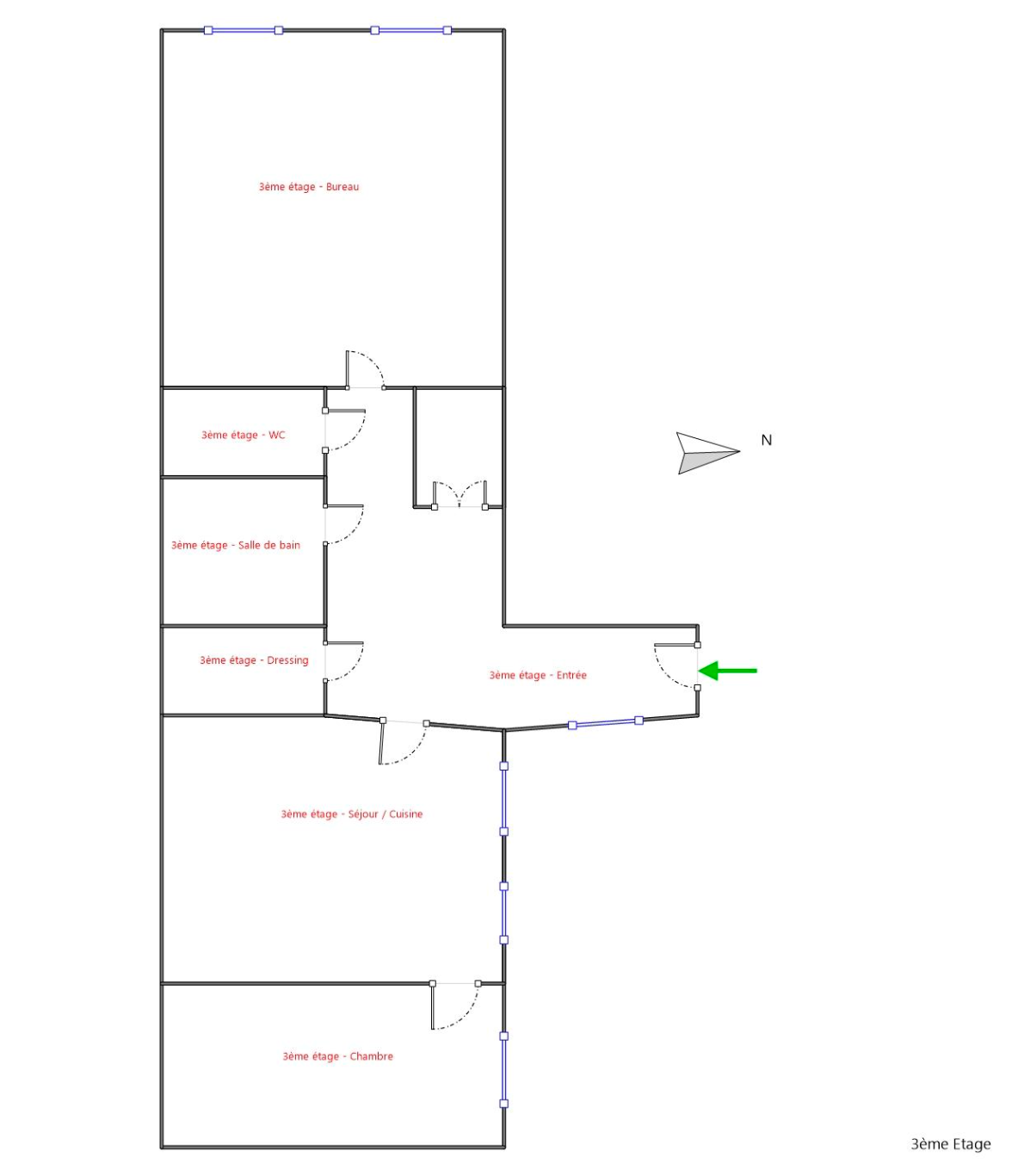 appartement 3 Pièces en vente sur PARIS (75017)