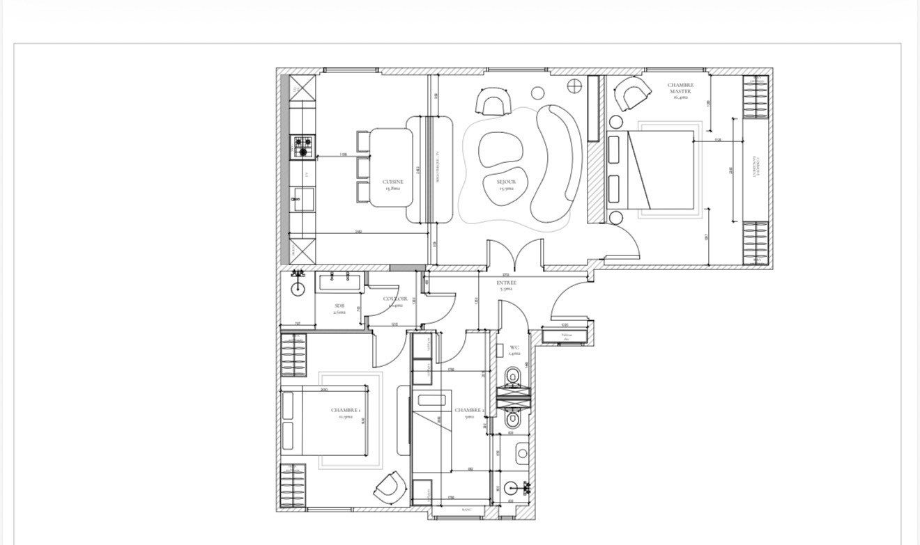 appartement 4 Pièces en vente sur LEVALLOIS PERRET (92300)