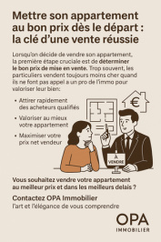 Mettre son appartement au bon prix dès le départ : la clé d’une vente réussie