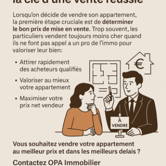 Mettre son appartement au bon prix dès le départ : la clé d’une vente réussie