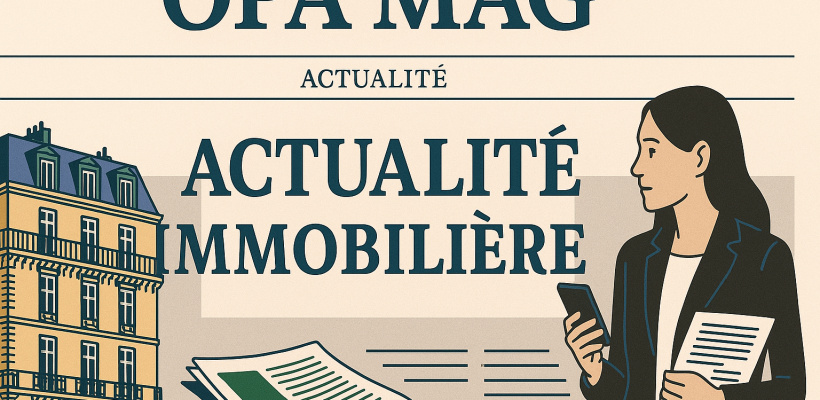 L’actualité immobilière avec OPA Immobilier